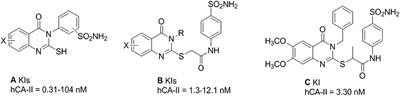 Quinazolinones as Competitive Inhibitors of Carbonic Anhydrase-II (Human and Bovine): Synthesis, in-vitro, in-silico, Selectivity, and Kinetics Studies